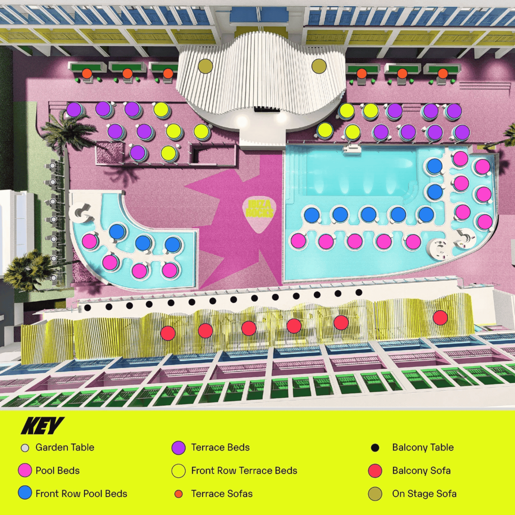 ibiza rocks table map